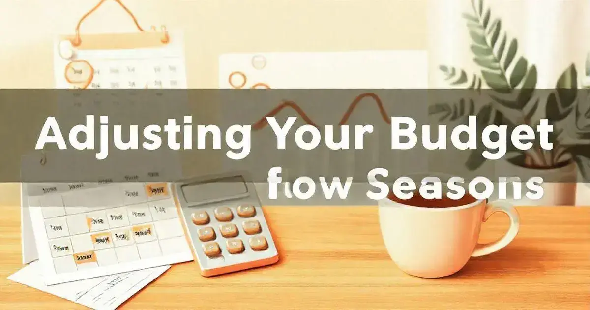 Adjusting Your Budget for Slow Seasons