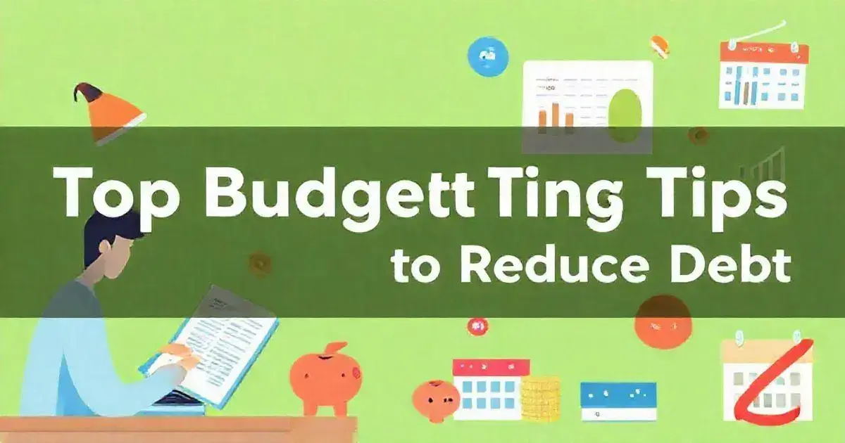 Top Budgeting Tips to Reduce Debt