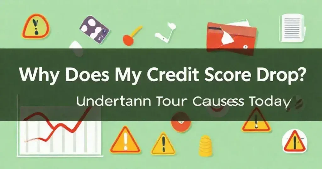 Why Does My Credit Score Drop? Understand the Causes Today